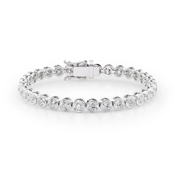 Bezel Tennis Bracelet (lab grown diamond)